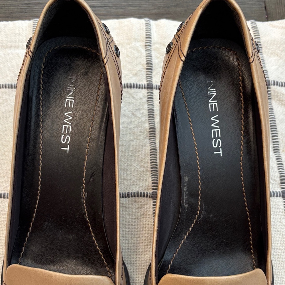 Vintage 90’s Chunky Nine West Heels Size 8.5 - Picture 9 of 13